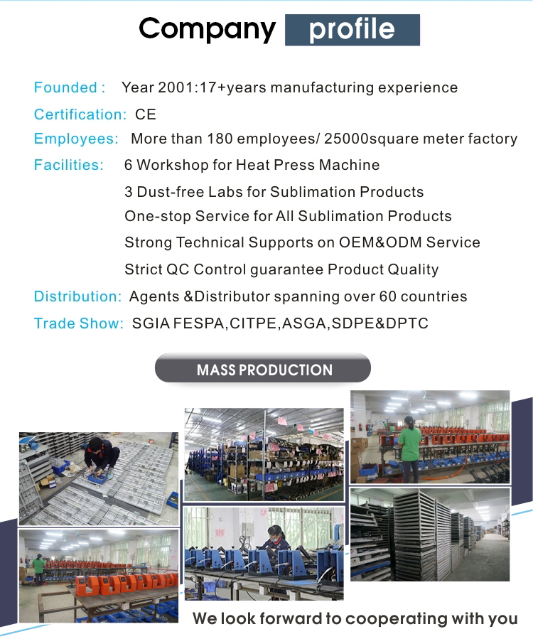 Wholesale 40X60cmTextile Double Plate Heat Press Machine Auto