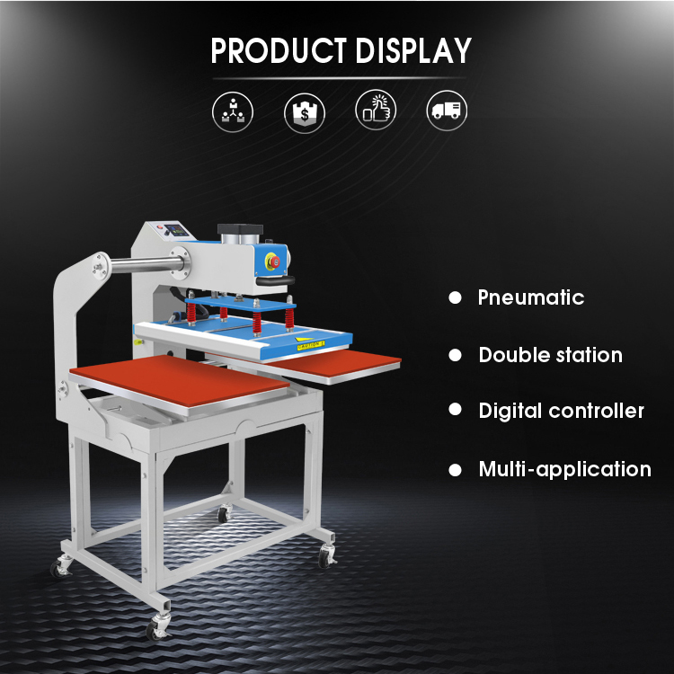 Cheap Large Size Clothes Transfer Garment Heat Press Machine 40X60cm